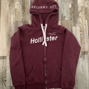 Hollister Maroon Hoodie